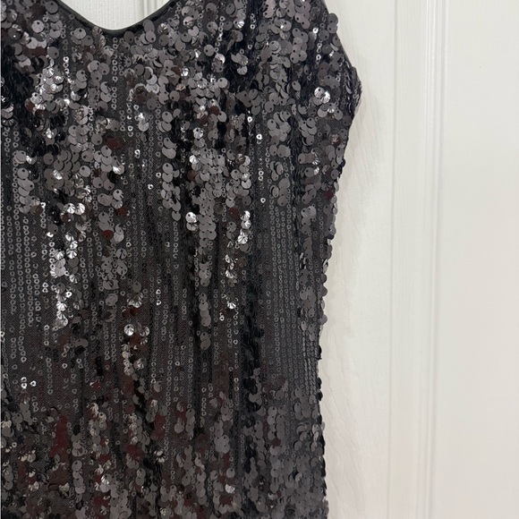 Bubbly Poppin' Black Sequin Mini Dress - Picture 7 of 9